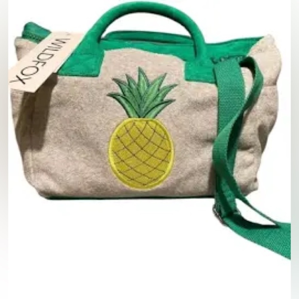 NWT Wildfox pineapple‎ crossbody tote​